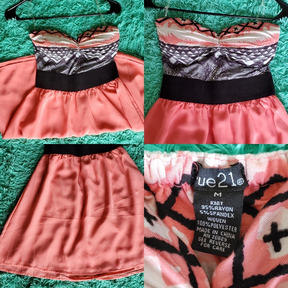 Pink/Coral Rue 21 Mini Dress